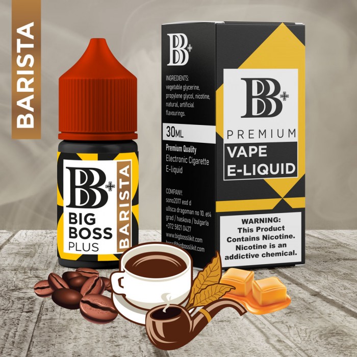 BB+ Plus Premium BARISTA 30ML Likit  en uygun fiyatlar ile eliptod.com da! BB+ Plus Premium BARISTA 30ML Likit özellikleri, fiyatı, incelemesi, yorumları ve taksit seçenekleri için hemen tıklayın!