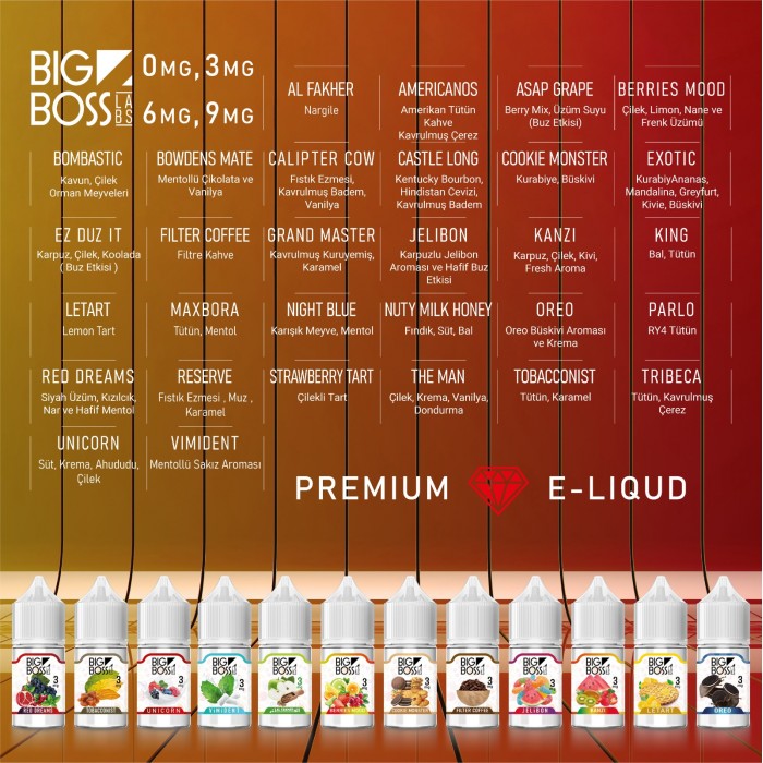 Big Boss 10 Al 7 Öde Kampanyası 30ML  en uygun fiyatlar ile eliptod.com da! Big Boss 10 Al 7 Öde Kampanyası 30ML özellikleri, fiyatı, incelemesi, yorumları ve taksit seçenekleri için hemen tıklayın!