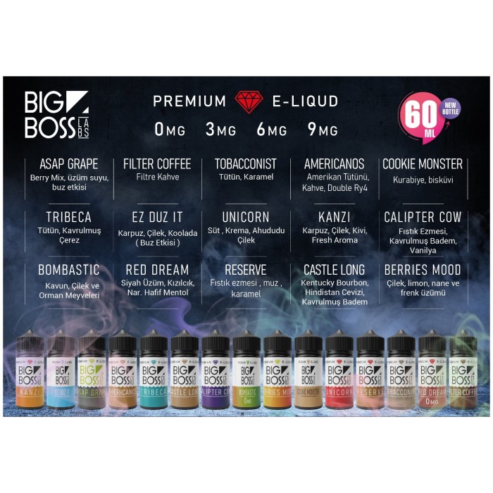 Big Boss  5 Al 4 Öde Kampanyası 60 ML XL  en uygun fiyatlar ile eliptod.com da! Big Boss  5 Al 4 Öde Kampanyası 60 ML XL özellikleri, fiyatı, incelemesi, yorumları ve taksit seçenekleri için hemen tıklayın!