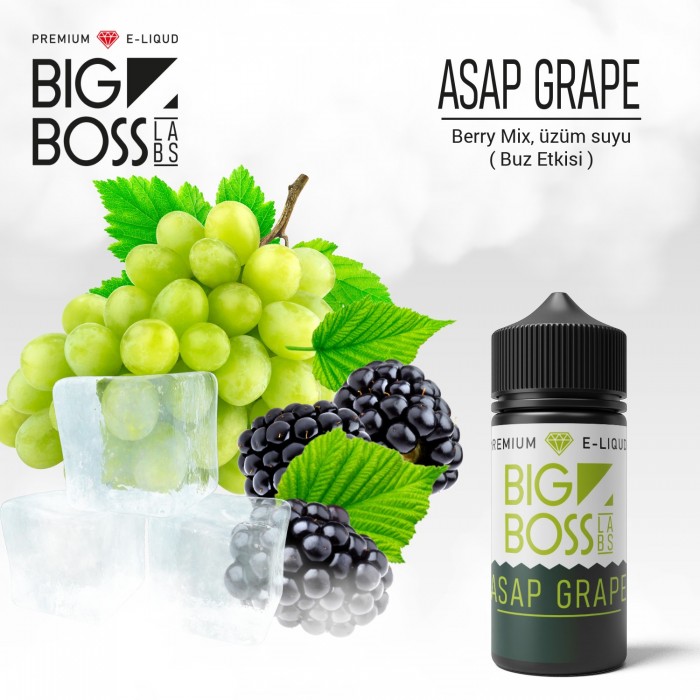 Big Boss 60 ML Asap Grape Likit  en uygun fiyatlar ile eliptod.com da! Big Boss 60 ML Asap Grape Likit özellikleri, fiyatı, incelemesi, yorumları ve taksit seçenekleri için hemen tıklayın!