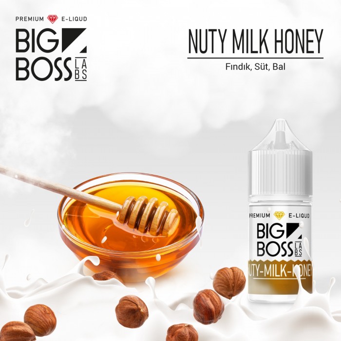 Big Boss Nuty Milk Honey 30 ML Likit  en uygun fiyatlar ile eliptod.com da! Big Boss Nuty Milk Honey 30 ML Likit özellikleri, fiyatı, incelemesi, yorumları ve taksit seçenekleri için hemen tıklayın!