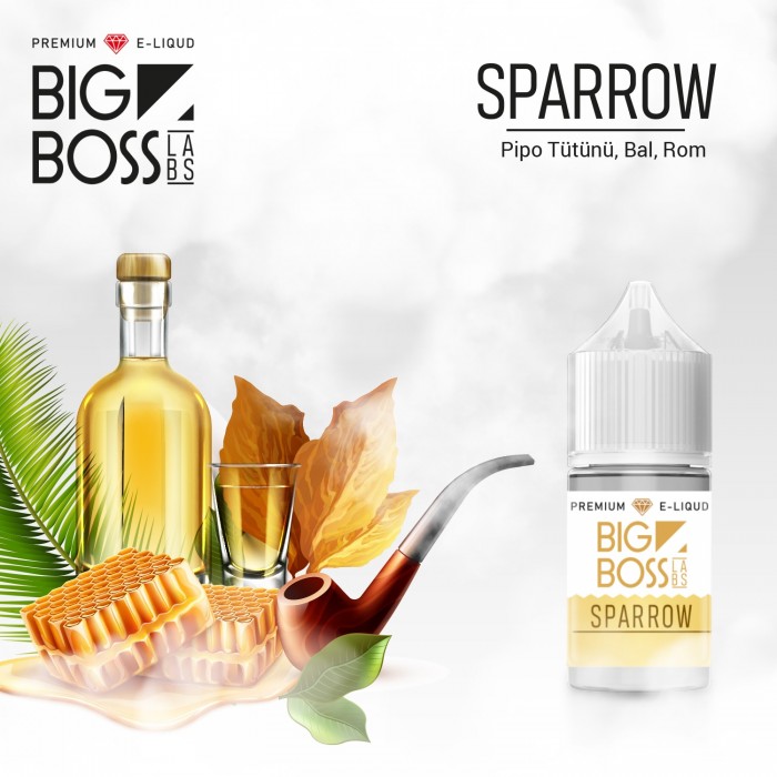 Big Boss Sparrow 30 ML Likit  en uygun fiyatlar ile eliptod.com da! Big Boss Sparrow 30 ML Likit özellikleri, fiyatı, incelemesi, yorumları ve taksit seçenekleri için hemen tıklayın!