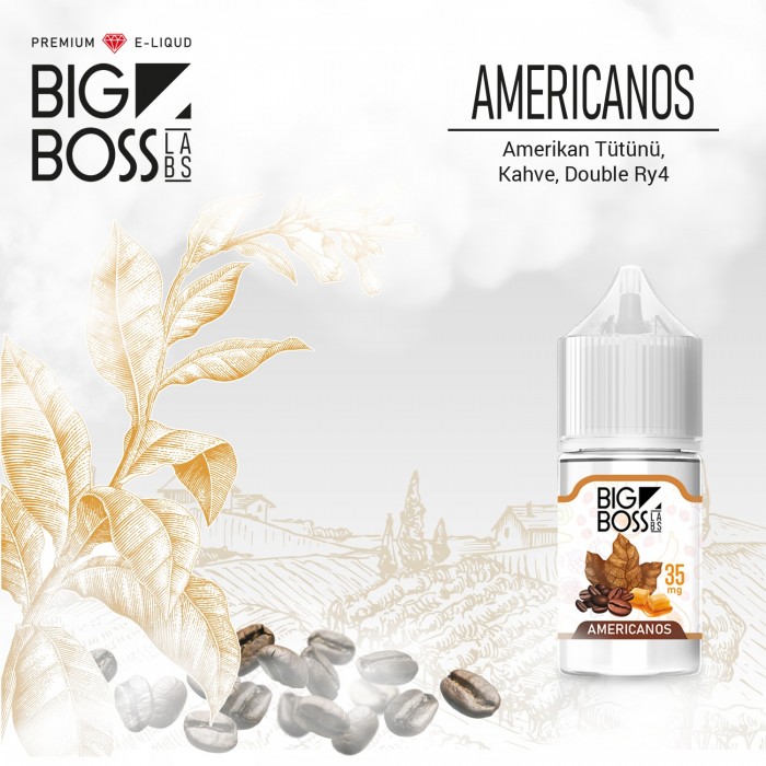 Big Boss Amerikanos 30 ML Likit  en uygun fiyatlar ile eliptod.com da! Big Boss Amerikanos 30 ML Likit özellikleri, fiyatı, incelemesi, yorumları ve taksit seçenekleri için hemen tıklayın!