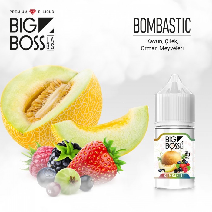 Big Boss Bombastic 30 ML Likit  en uygun fiyatlar ile eliptod.com da! Big Boss Bombastic 30 ML Likit özellikleri, fiyatı, incelemesi, yorumları ve taksit seçenekleri için hemen tıklayın!