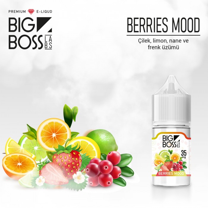 Big Boss Berries Mood 30 ML Salt Likit  en uygun fiyatlar ile eliptod.com da! Big Boss Berries Mood 30 ML Salt Likit özellikleri, fiyatı, incelemesi, yorumları ve taksit seçenekleri için hemen tıklayın!