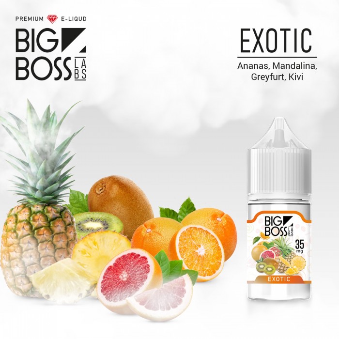 Big Boss Exotic 30 ML Salt Likit  en uygun fiyatlar ile eliptod.com da! Big Boss Exotic 30 ML Salt Likit özellikleri, fiyatı, incelemesi, yorumları ve taksit seçenekleri için hemen tıklayın!