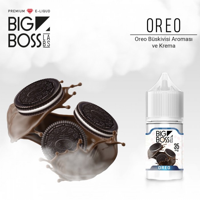 Big Boss Oreo 30 ML Likit  en uygun fiyatlar ile eliptod.com da! Big Boss Oreo 30 ML Likit özellikleri, fiyatı, incelemesi, yorumları ve taksit seçenekleri için hemen tıklayın!