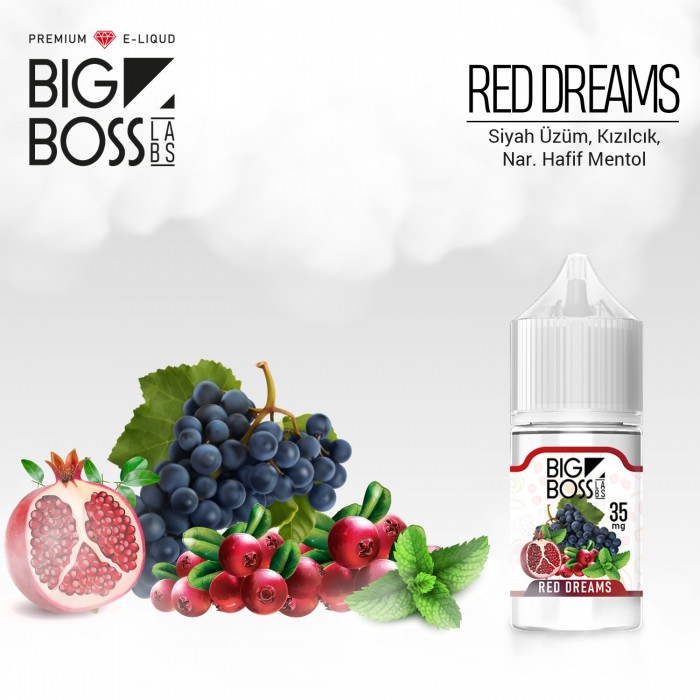 Big Boss Red Dream 30 ML Salt Likit  en uygun fiyatlar ile eliptod.com da! Big Boss Red Dream 30 ML Salt Likit özellikleri, fiyatı, incelemesi, yorumları ve taksit seçenekleri için hemen tıklayın!