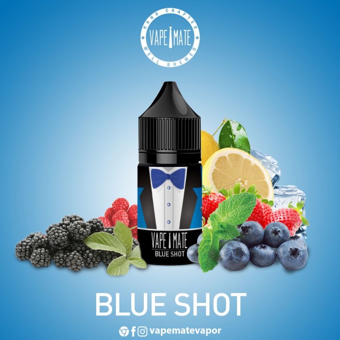 Vape Mate Blue Shot 30 ML Likit  en uygun fiyatlar ile eliptod.com da! Vape Mate Blue Shot 30 ML Likit özellikleri, fiyatı, incelemesi, yorumları ve taksit seçenekleri için hemen tıklayın!