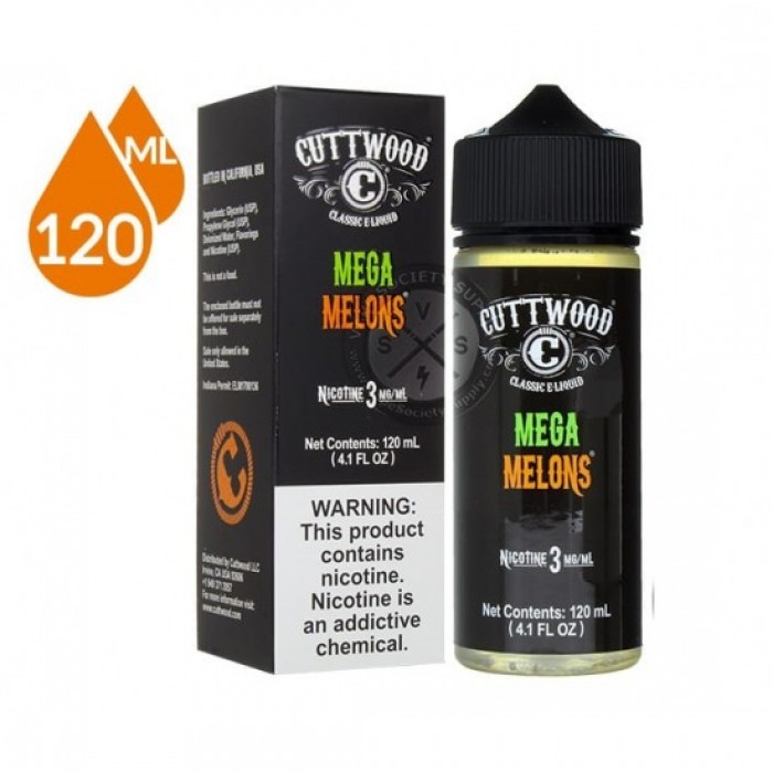 Cuttwood Mega Melons 120mL  en uygun fiyatlar ile eliptod.com da! Cuttwood Mega Melons 120mL özellikleri, fiyatı, incelemesi, yorumları ve taksit seçenekleri için hemen tıklayın!