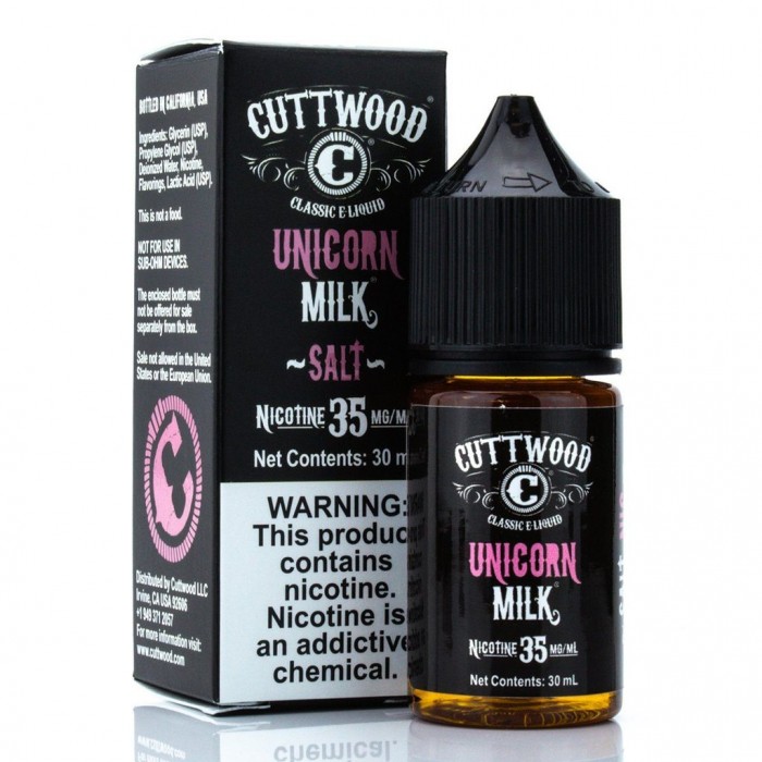 Cuttwood Salt Likit Unicorn Milk 30ml  en uygun fiyatlar ile eliptod.com da! Cuttwood Salt Likit Unicorn Milk 30ml özellikleri, fiyatı, incelemesi, yorumları ve taksit seçenekleri için hemen tıklayın!