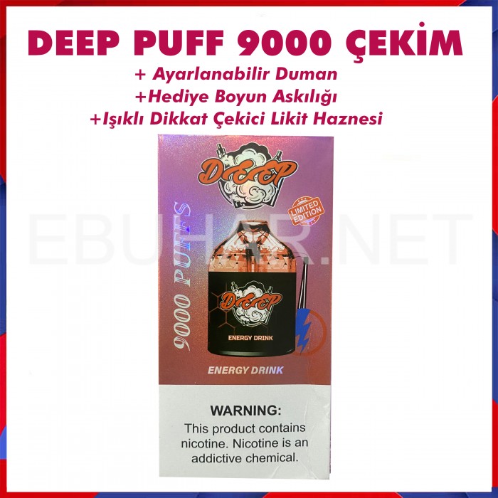 Deepbar 9000 Energy Drink  en uygun fiyatlar ile eliptod.com da! Deepbar 9000 Energy Drink özellikleri, fiyatı, incelemesi, yorumları ve taksit seçenekleri için hemen tıklayın!