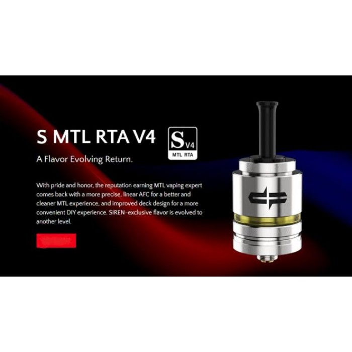 Digiflavor Siren V4 Mtl Elektronik Sigara Atomizer  en uygun fiyatlar ile eliptod.com da! Digiflavor Siren V4 Mtl Elektronik Sigara Atomizer özellikleri, fiyatı, incelemesi, yorumları ve taksit seçenekleri için hemen tıklayın!