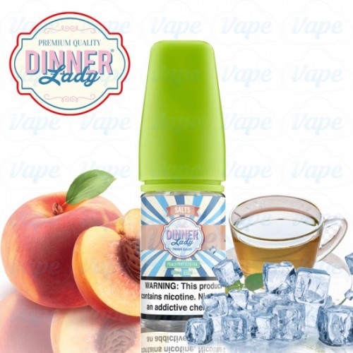 Dinner Lady Salt Likit Peach Mint Iced