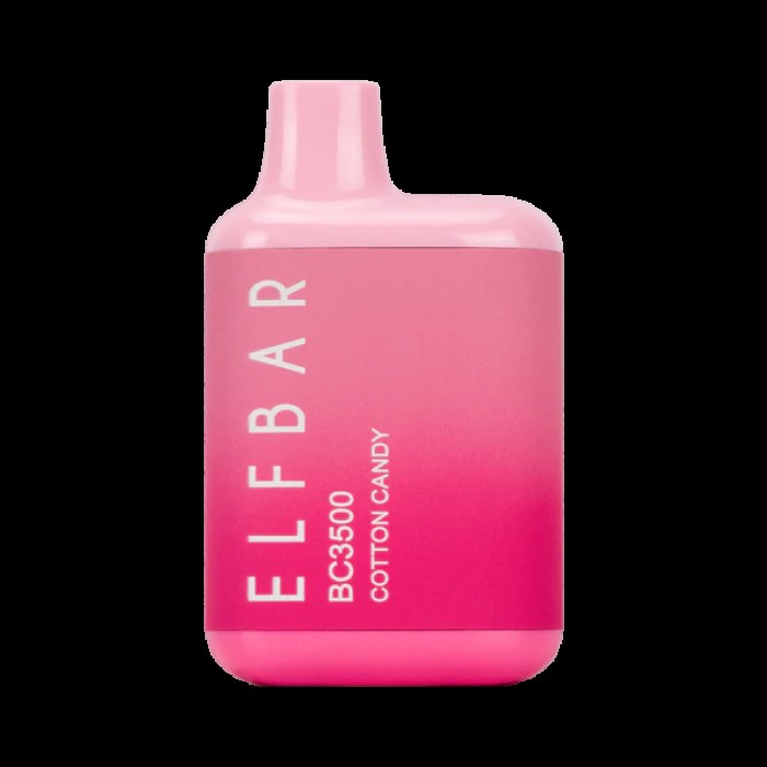 Elf Bar 3500 Cotton Candy  en uygun fiyatlar ile eliptod.com da! Elf Bar 3500 Cotton Candy özellikleri, fiyatı, incelemesi, yorumları ve taksit seçenekleri için hemen tıklayın!