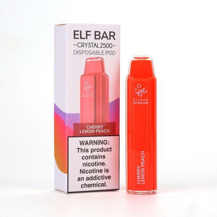 Elfbar Crystal 2500 Cherry Lemon Peach  en uygun fiyatlar ile eliptod.com da! Elfbar Crystal 2500 Cherry Lemon Peach özellikleri, fiyatı, incelemesi, yorumları ve taksit seçenekleri için hemen tıklayın!