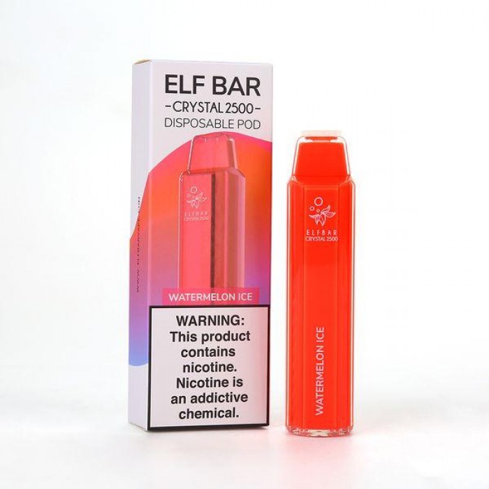 Elfbar Crystal 2500 Watermelon Ice  en uygun fiyatlar ile eliptod.com da! Elfbar Crystal 2500 Watermelon Ice özellikleri, fiyatı, incelemesi, yorumları ve taksit seçenekleri için hemen tıklayın!