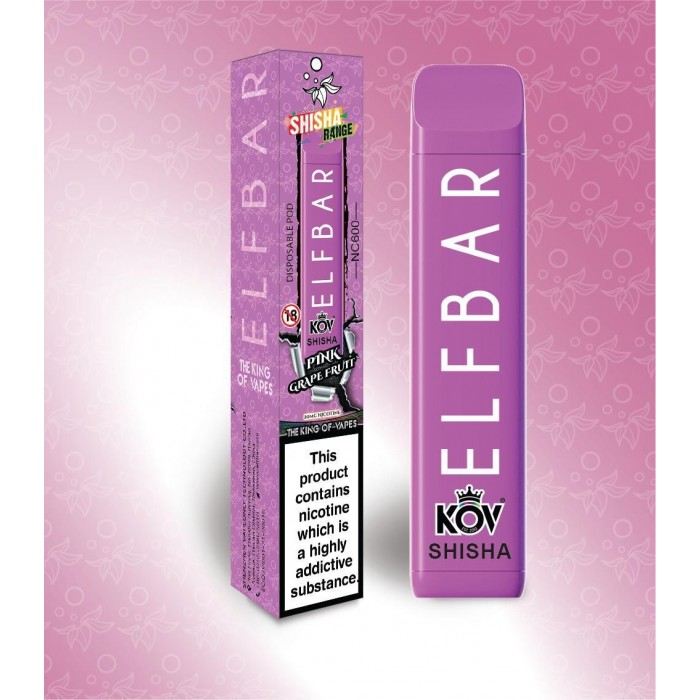 Elfbar Sisha NC600 Pink Grape Fruit  en uygun fiyatlar ile eliptod.com da! Elfbar Sisha NC600 Pink Grape Fruit özellikleri, fiyatı, incelemesi, yorumları ve taksit seçenekleri için hemen tıklayın!