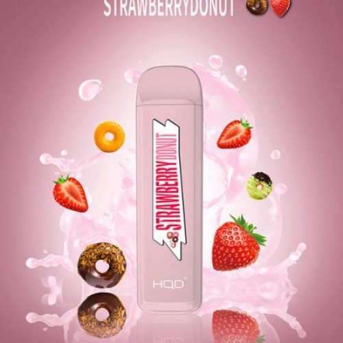 HQD Mega 1800 Strawberry Donut