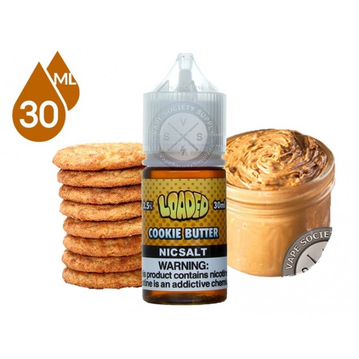 Loaded Cookie Butter 30 ML Salt Likit  en uygun fiyatlar ile eliptod.com da! Loaded Cookie Butter 30 ML Salt Likit özellikleri, fiyatı, incelemesi, yorumları ve taksit seçenekleri için hemen tıklayın!