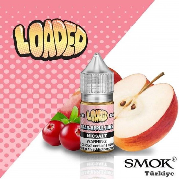 Loaded Cran Apple Juice 30 ML Salt Likit  en uygun fiyatlar ile eliptod.com da! Loaded Cran Apple Juice 30 ML Salt Likit özellikleri, fiyatı, incelemesi, yorumları ve taksit seçenekleri için hemen tıklayın!