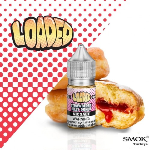 Loaded Strawberry Jelly Donut 30ML Salt Likit