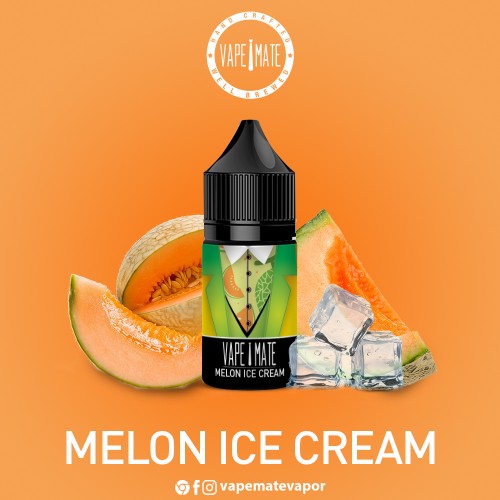 Vape Mate Melon Ice Cream 30 ML Likit