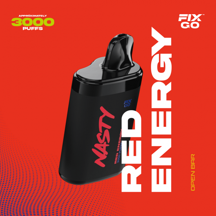 Nasty Fix Go 3000 Red Energy  en uygun fiyatlar ile eliptod.com da! Nasty Fix Go 3000 Red Energy özellikleri, fiyatı, incelemesi, yorumları ve taksit seçenekleri için hemen tıklayın!