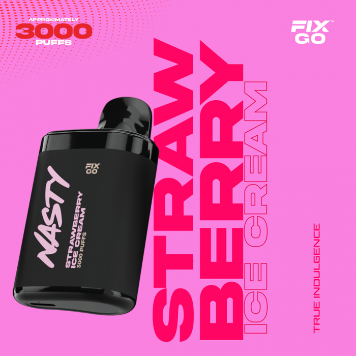 Nasty Fix Go 3000 Strawberry Icecream  en uygun fiyatlar ile eliptod.com da! Nasty Fix Go 3000 Strawberry Icecream özellikleri, fiyatı, incelemesi, yorumları ve taksit seçenekleri için hemen tıklayın!