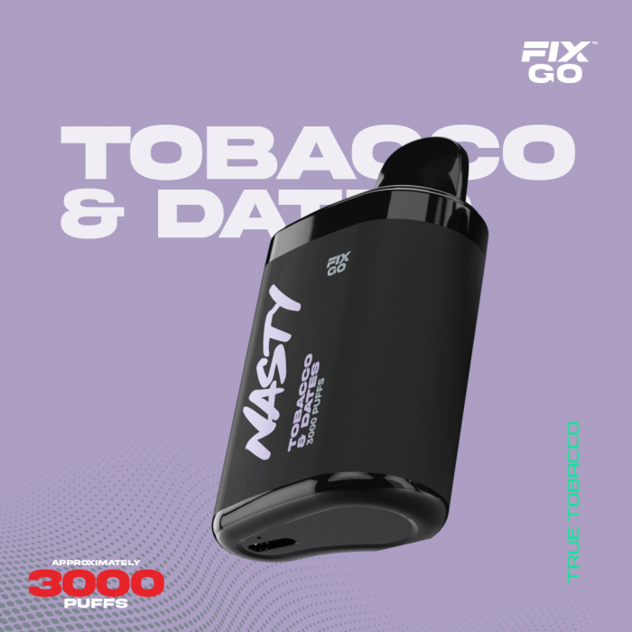 Nasty Fix Go 3000 Tabacco Dates  en uygun fiyatlar ile eliptod.com da! Nasty Fix Go 3000 Tabacco Dates özellikleri, fiyatı, incelemesi, yorumları ve taksit seçenekleri için hemen tıklayın!