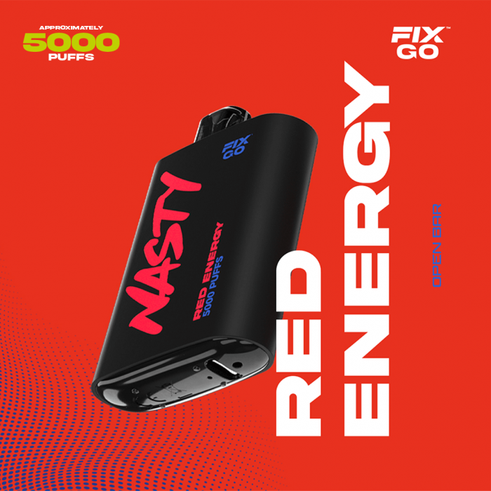 Nasty Fix Go 5000 Red Energy  en uygun fiyatlar ile eliptod.com da! Nasty Fix Go 5000 Red Energy özellikleri, fiyatı, incelemesi, yorumları ve taksit seçenekleri için hemen tıklayın!