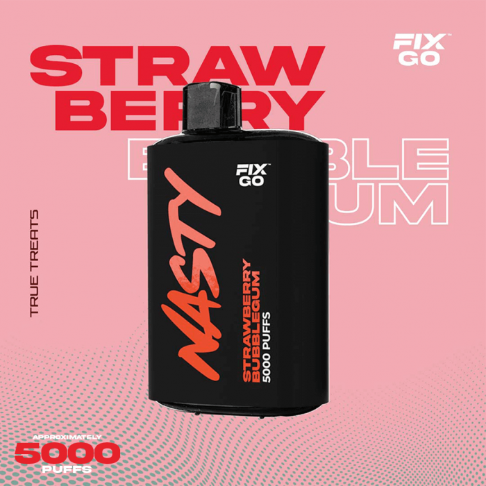 Nasty Fix Go 5000 Strawberry Bubblegum  en uygun fiyatlar ile eliptod.com da! Nasty Fix Go 5000 Strawberry Bubblegum özellikleri, fiyatı, incelemesi, yorumları ve taksit seçenekleri için hemen tıklayın!