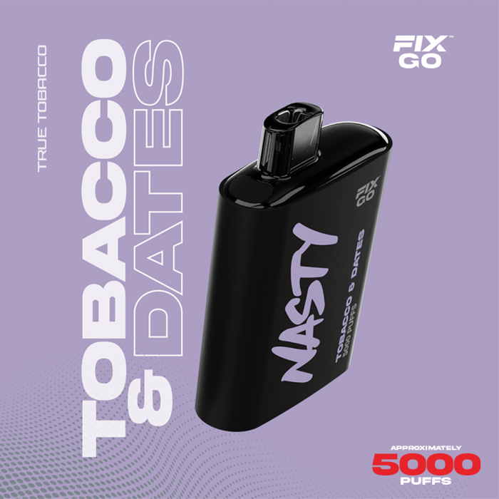 Nasty Fix Go 5000 Tabacco Dates  en uygun fiyatlar ile eliptod.com da! Nasty Fix Go 5000 Tabacco Dates özellikleri, fiyatı, incelemesi, yorumları ve taksit seçenekleri için hemen tıklayın!