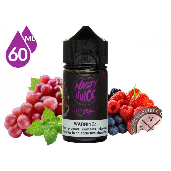 Nasty Juice Asap Grape 60ML Premium Likit  en uygun fiyatlar ile eliptod.com da! Nasty Juice Asap Grape 60ML Premium Likit özellikleri, fiyatı, incelemesi, yorumları ve taksit seçenekleri için hemen tıklayın!