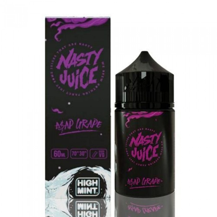 Nasty Juice High Mint Asap Grape 60ML Premium Likit  en uygun fiyatlar ile eliptod.com da! Nasty Juice High Mint Asap Grape 60ML Premium Likit özellikleri, fiyatı, incelemesi, yorumları ve taksit seçenekleri için hemen tıklayın!