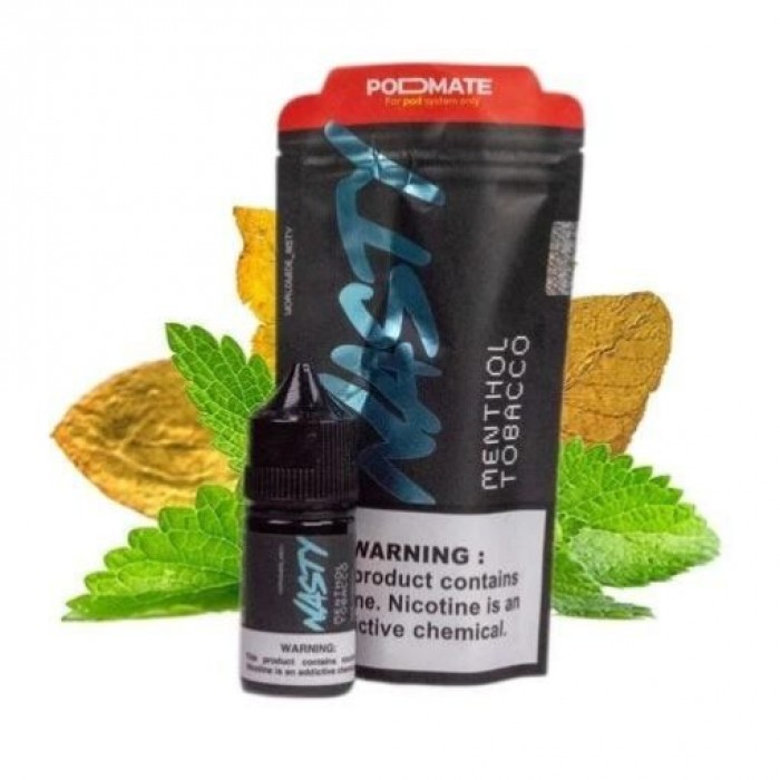 Nasty Juice Menthol Tabacco 30ML Premium Salt Likit  en uygun fiyatlar ile eliptod.com da! Nasty Juice Menthol Tabacco 30ML Premium Salt Likit özellikleri, fiyatı, incelemesi, yorumları ve taksit seçenekleri için hemen tıklayın!