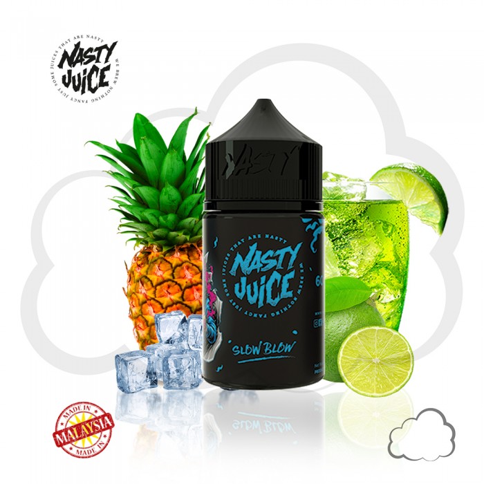 Nasty Juice Slow Blow 60ml Premium Likit  en uygun fiyatlar ile eliptod.com da! Nasty Juice Slow Blow 60ml Premium Likit özellikleri, fiyatı, incelemesi, yorumları ve taksit seçenekleri için hemen tıklayın!