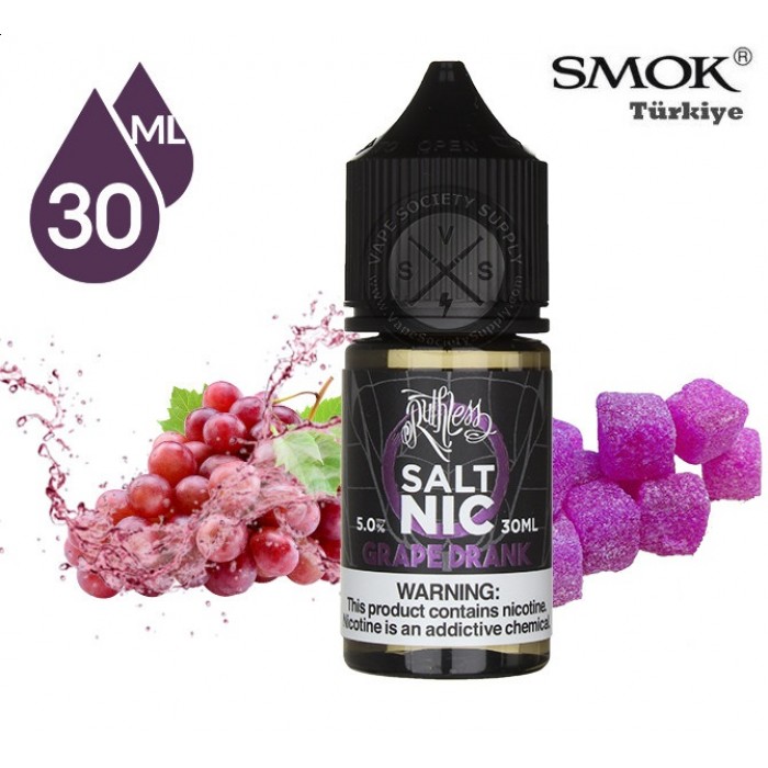 Ruthless Grape Drank 30ml Salt Likit  en uygun fiyatlar ile eliptod.com da! Ruthless Grape Drank 30ml Salt Likit özellikleri, fiyatı, incelemesi, yorumları ve taksit seçenekleri için hemen tıklayın!