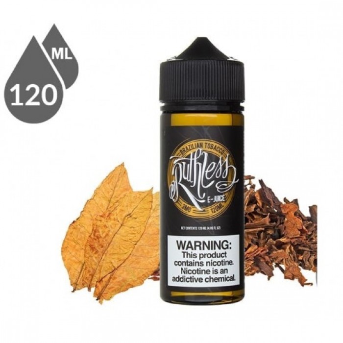 Ruthless Likit Brazilian Tobacco 120ML Likit  en uygun fiyatlar ile eliptod.com da! Ruthless Likit Brazilian Tobacco 120ML Likit özellikleri, fiyatı, incelemesi, yorumları ve taksit seçenekleri için hemen tıklayın!