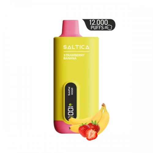 Saltica 12000 Puff Strawberry Banana Ekranlı