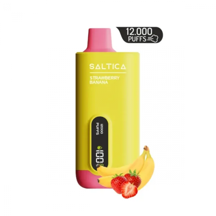 Saltica 12000 Puff Strawberry Banana Ekranlı  en uygun fiyatlar ile eliptod.com da! Saltica 12000 Puff Strawberry Banana Ekranlı özellikleri, fiyatı, incelemesi, yorumları ve taksit seçenekleri için hemen tıklayın!