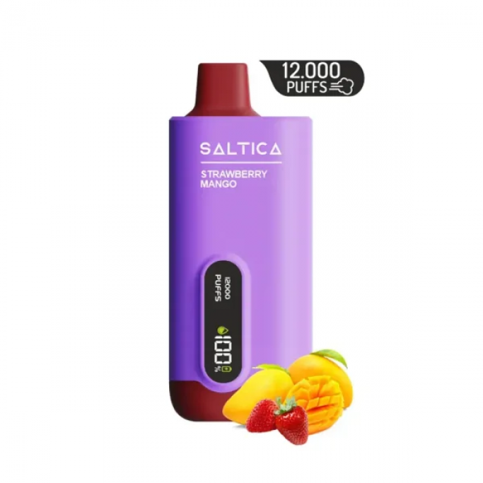 Saltica 12000 Puff Strawberry Mango Ekranlı  en uygun fiyatlar ile eliptod.com da! Saltica 12000 Puff Strawberry Mango Ekranlı özellikleri, fiyatı, incelemesi, yorumları ve taksit seçenekleri için hemen tıklayın!