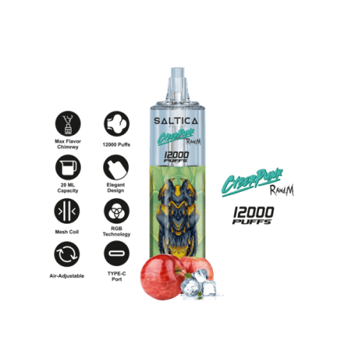 Saltica Cyberpunk 12000 Red Apple Ice