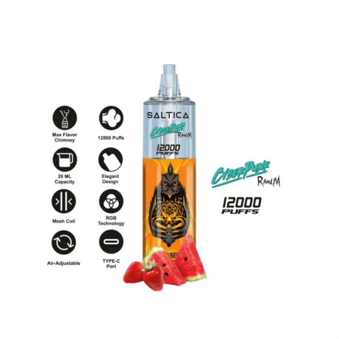 Saltica Cyberpunk 12000 Strawberry Watermelon  en uygun fiyatlar ile eliptod.com da! Saltica Cyberpunk 12000 Strawberry Watermelon özellikleri, fiyatı, incelemesi, yorumları ve taksit seçenekleri için hemen tıklayın!