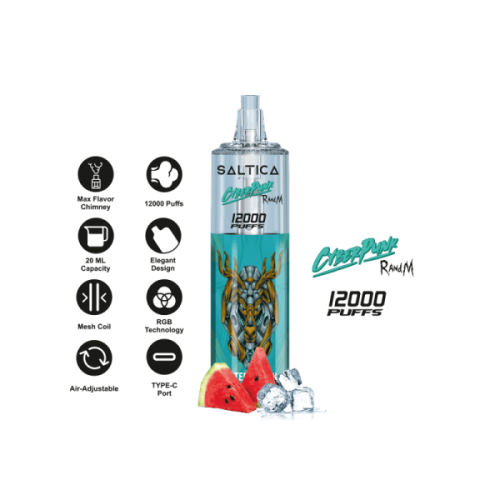 Saltica Cyberpunk 12000 Watermelon Ice