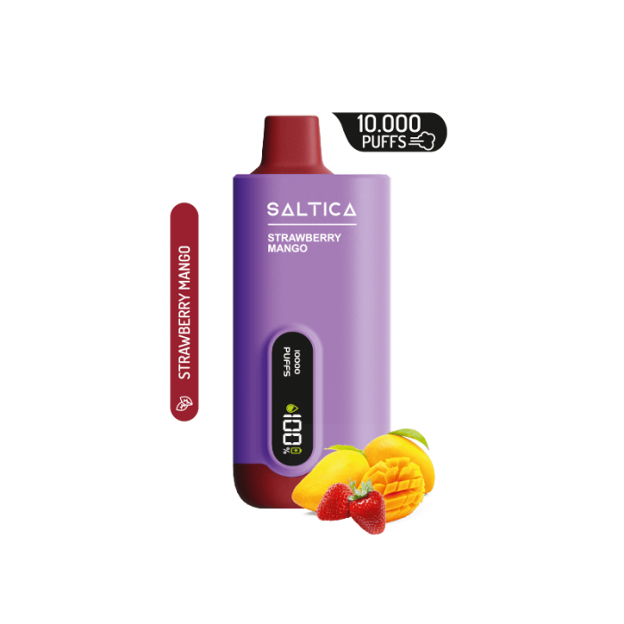 Saltica Strawberry Mango 10000 Çekim Ekranlı Dijital Kullan At Puff  en uygun fiyatlar ile eliptod.com da! Saltica Strawberry Mango 10000 Çekim Ekranlı Dijital Kullan At Puff özellikleri, fiyatı, incelemesi, yorumları ve taksit seçenekleri için hemen tıkl