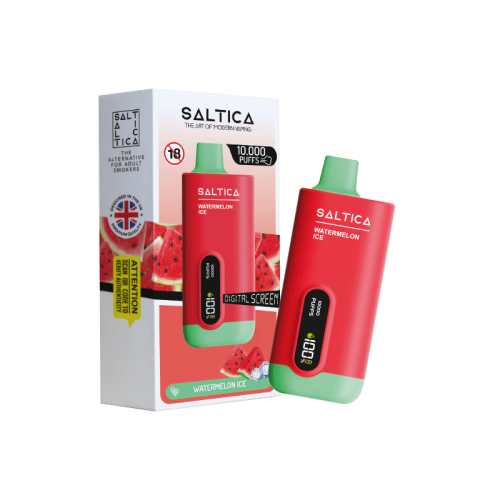 Saltica Watermelon Ice 10000 Çekim Ekranlı Dijital Kullan At Puff