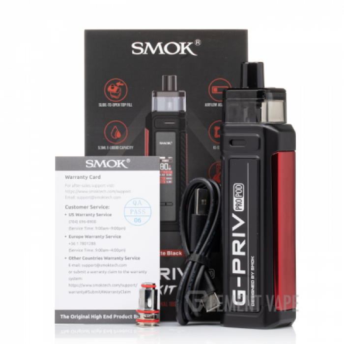 Smok G-Priv Pro Pod Kit  en uygun fiyatlar ile eliptod.com da! Smok G-Priv Pro Pod Kit özellikleri, fiyatı, incelemesi, yorumları ve taksit seçenekleri için hemen tıklayın!