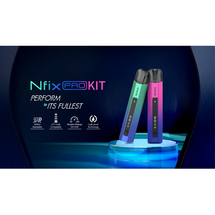 SMOK Nfix Pro  en uygun fiyatlar ile eliptod.com da! SMOK Nfix Pro özellikleri, fiyatı, incelemesi, yorumları ve taksit seçenekleri için hemen tıklayın!