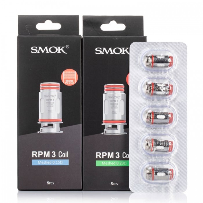 SMOK RPM 3 Coil  en uygun fiyatlar ile eliptod.com da! SMOK RPM 3 Coil özellikleri, fiyatı, incelemesi, yorumları ve taksit seçenekleri için hemen tıklayın!